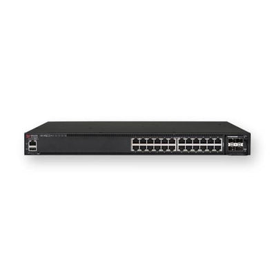 Ruckus 24-port 1 GbE switch PoE+, 3 modular slots for optional uplinks/stacking. Power supply, fan & modules need to be ordered separately [ICX7450-24P]