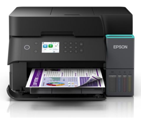 Epson EcoTank ET-3950 - Multifunctional Inkjet Printer - A4 - 1200 x 2400 DPI - 18 ppm - Black [C11CL43402]
