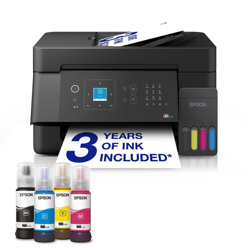 EPSON MULTIFUNZIONE INK A4 COLORE, ECOTANK ET-4900, 33PM, FRONTE/RETRO, ADF, USB/LAN/WIFI, 4 IN 1 [C11CL59402]