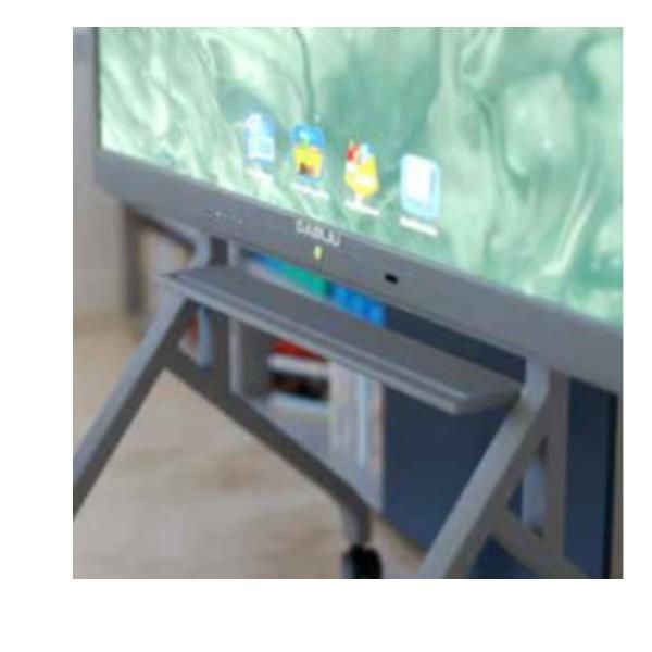 Wacebo Monitor Stand 2,18 m (86") Pavimento Nero [DBL01058B]