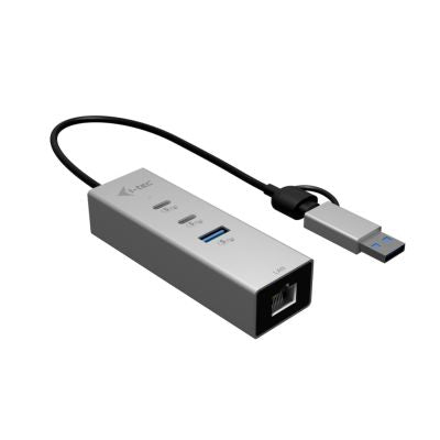 L?HUB 3 porte USB-A/USB-C con LAN a 2,5 Gb [CAMETALG325HUB]