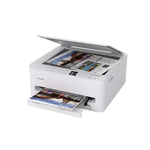 CANON MULTIFUNZIONE INK A4 COLORE, PIXMA TS6550i, 14PPM, FRONTE / RETRO, USB/WIFI, 3 IN 1, BIANCA [7179C006]