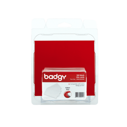 100 CARTE PVC FINE (20MIL - 0,50 MM) PER BADGY [CBGC0020W] - ITPartners