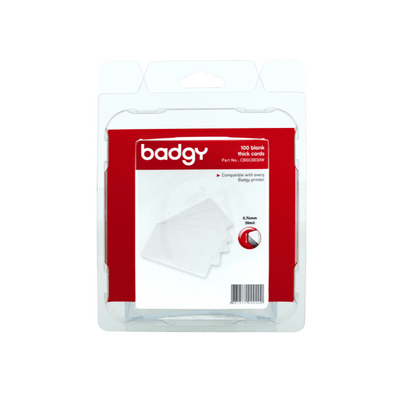100 CARTE PVC SPESSA (30MIL - 0,76 MM) PER BADGY [CBGC0030W] - ITPartners