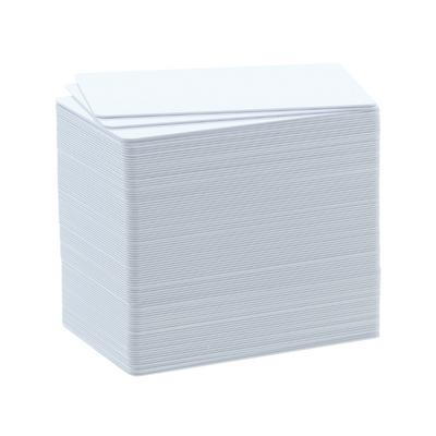 100 CARTE PVC SPESSA (30MIL - 0,76 MM) PER BADGY [CBGC0030W] - ITPartners