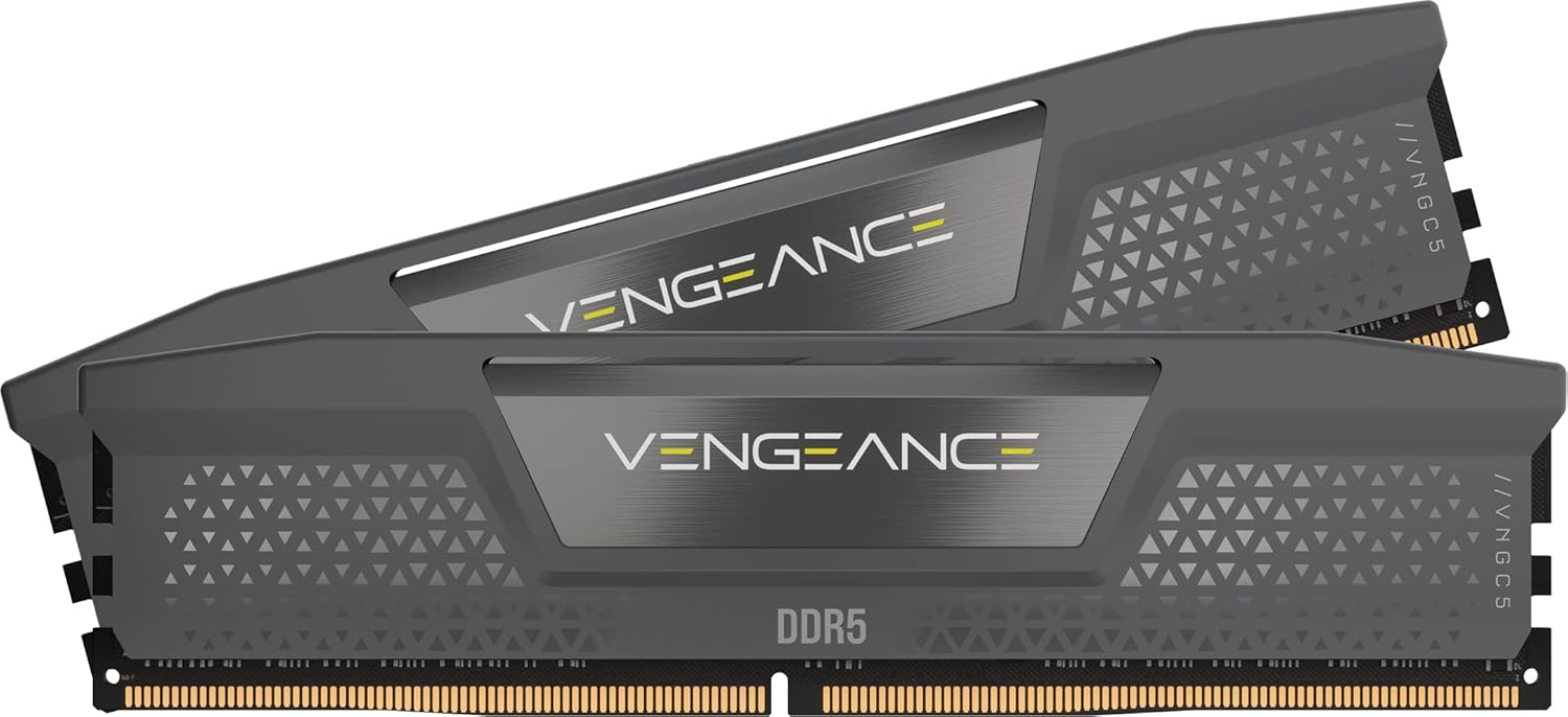 CORSAIR VENGEANCE DDR5 16GB (2 x 8GB) DDR5 6000 CL36-44-44-96 1.35V Intel XMP AMD EXPO - GREY [CMK16GX5M2E6000Z36]