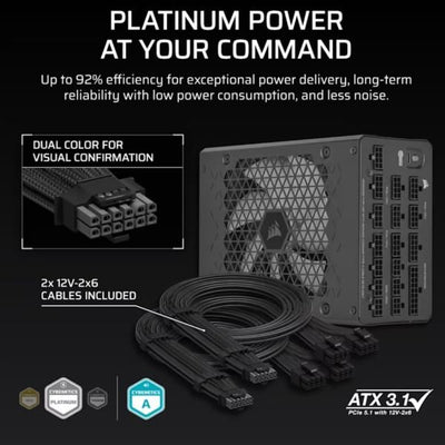 CORSAIR ALIMENTATORE HXI SERIES HX1200I, 80 PLUS PLATINUM [CP-9020307-EU]
