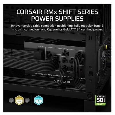 CORSAIR ALIMENTATORE 2025 RMX SHIFT SERIES , RM750x SHIFT, 750 WATTt, ATX 3.1, PCIe 5.1 [CP-9020298-EU]