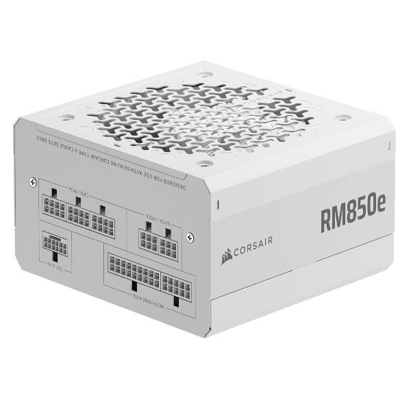 CORSAIR ALIMENTATORE, RM850E WHITE, 850 WATT, CYBENETICS GOLD CERTIFIED, FULLY MODULAR POWER SUPPLY [CP-9020293-EU]