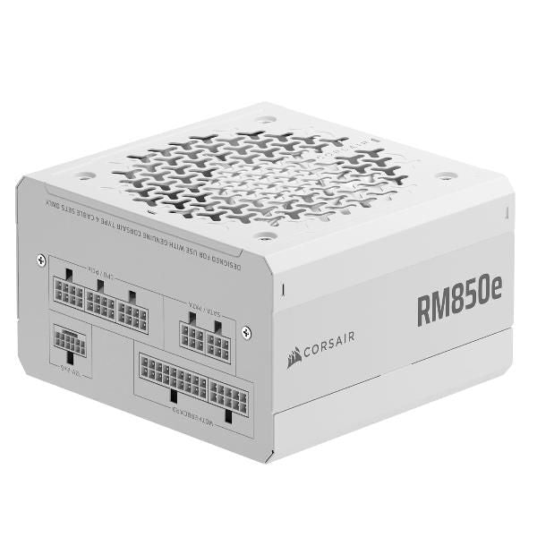 CORSAIR ALIMENTATORE, RM850E WHITE, 850 WATT, CYBENETICS GOLD CERTIFIED, FULLY MODULAR POWER SUPPLY [CP-9020293-EU]
