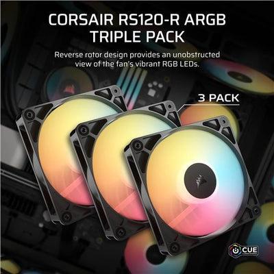 CORSAIR VENTOLA TRIPLA RS120-R ARGB, 120MM [CO-9050196-WW]