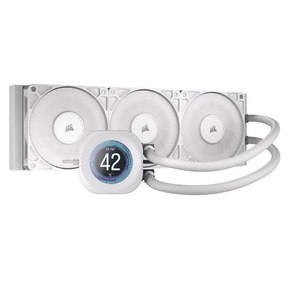 CORSAIR DISSIPATORE A LIQUIDO NAUTILUS 360 LCD White, 360mm Radiator [CW-9061034-WW]