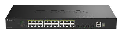 24 PORTS GE POE(30W) + 4 PORTS 10G SFP+ SMART MANA [DGS-1530-28P/E]