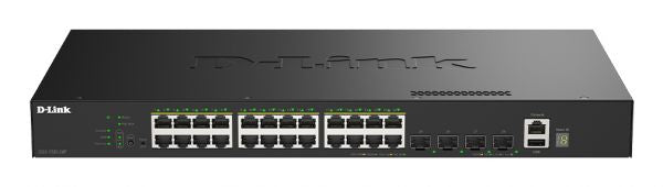 24 PORTS GE POE(30W) + 4 PORTS 10G SFP+ SMART MANA [DGS-1530-28P/E]