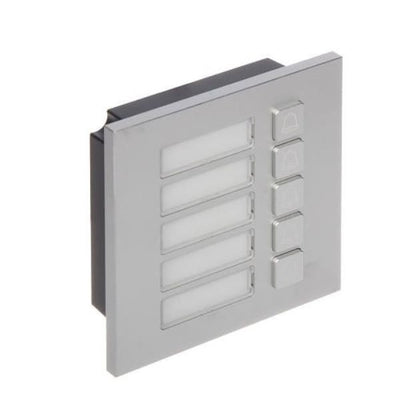Dahua - Modulo aggiuntivo per VTO4202F-P 5 pulsanti - IP65 - IK07 - PROMO ESAURIMENTO SCORTE [VTO4202F-MB5]