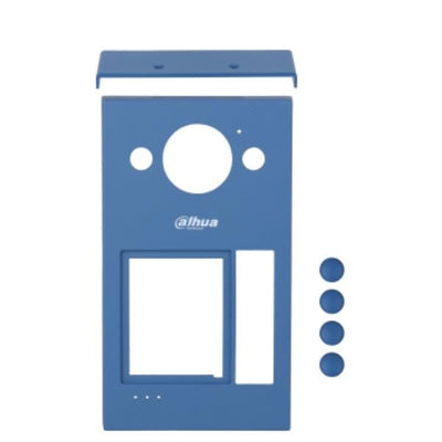 Dahua Videocitofono - Accessori - Copertura anti-pioggia, cover e tasti blu per VTO3312Q-P - PROMO ESAURIMENTO SCORTE [VTM57]