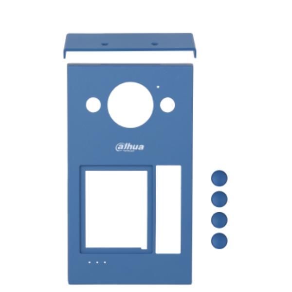 Dahua Videocitofono - Accessori - Copertura anti-pioggia, cover e tasti blu per VTO3312Q-P - PROMO ESAURIMENTO SCORTE [VTM57]