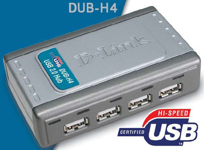 D-LINK HUB 4 PORTE USB2.0 [DUB-H4]