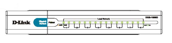 D-LINK SWITCH 8 PORTE GIGABIT SOHO [DGS-1008D]
