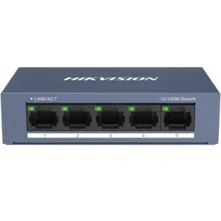 5 10/100M RJ45 PORTS, DESKTOP STEEL CASE UNMANAGED [DS-3E0105-O]