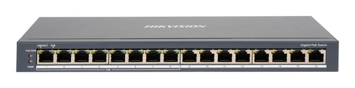 SWITCH HIKVISION GIGABIT CASE METALLICO POE - SOHO 8 GIGABIT POE PORTS, 8 GIGABIT RJ45, 802.3AF/AT, [DS-3E0516P-O]
