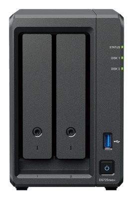 DS 2-BAY PLUS AMD RYZEN R1600 3.1GHZ 4GB NO-ECC [DS725NEO+]