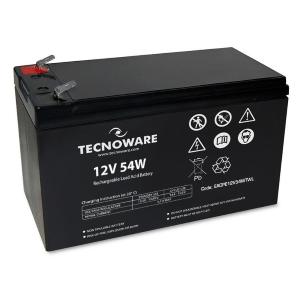 TECNOWARE POWER BATTERY TECNOWARE 12V 54W ( 11Ah) FASTON 6,3 MM LONG LIFE [EACPE12V54WTWL]