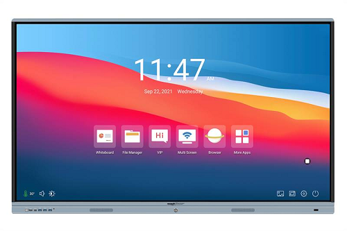 MACHPOWER DISPLAY TOUCH INTERATTIVO 75" 16:9 4K UHD, 20 TOCCHI, 3GB RAM / 32 GB STORAGE, VGA/HDMI, LAN/WIFI, USB-C, STAFFA INCLUSA, ANDROID 9 EDUCATIONAL [EB-TS75C-039]