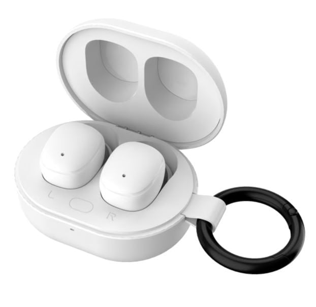 VULTECH AURICOLARI BLUETOOTH 5.3, HI-FI STEREO, CUSTODIA DI RICARICA FUNZIONE, BIANCO [EP-30WH]