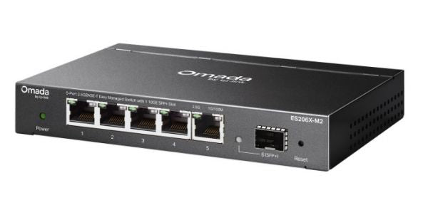 OMADA 5-PORT 2.5GBASE-T EASY MANAGED SWITCH WITH 1 [ES206X-M2]