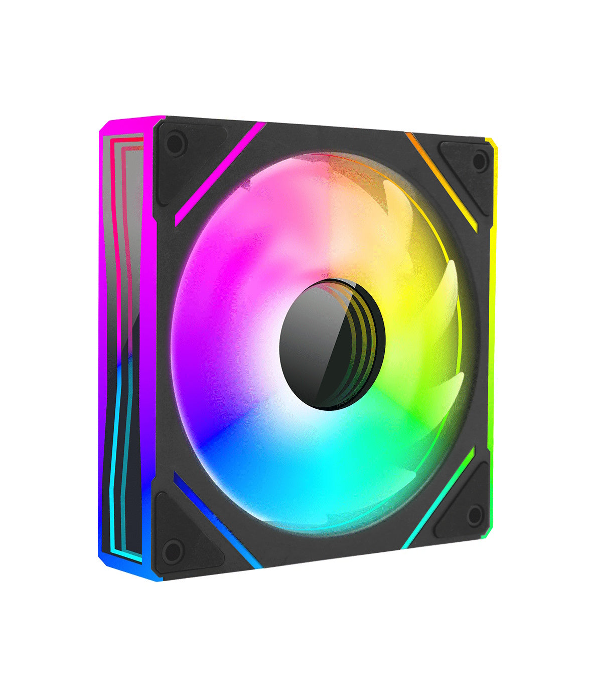 NUWO VENTOLA SORA 120MM, 1FAN, 1800RPM 3X HALO MIRROR ANTIVIBRATION [FN1124PW-SK51]