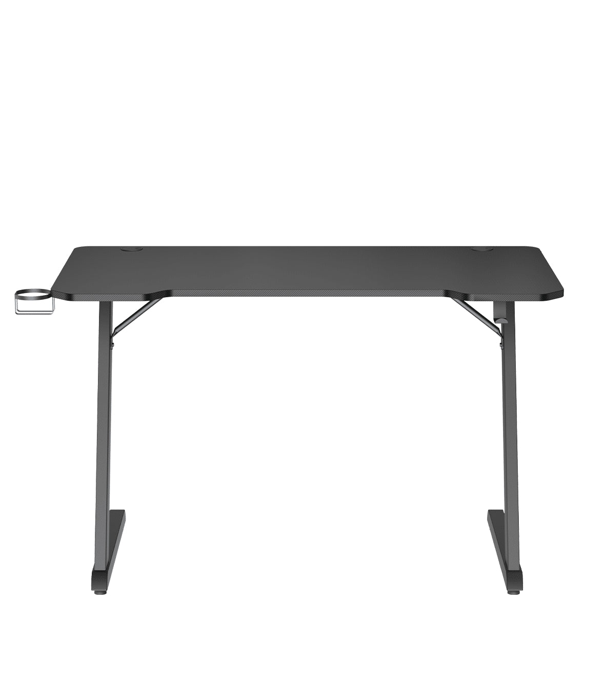 NOUA SCRIVANIA GAMING, TELAIO Z CON PORTABICCHIERI E GANCIO PER CUFFIE 1200X600X750 MM [GD-NZ120K75]