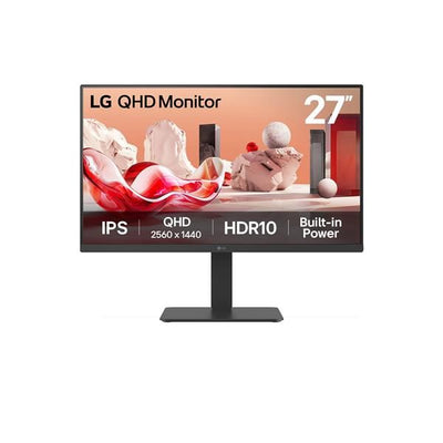 Lg BA54QB - 27 inch - Quad HD IPS LED Monitor - 2560x1440 - Pivot / HAS [27BA54QB-B.AEU]