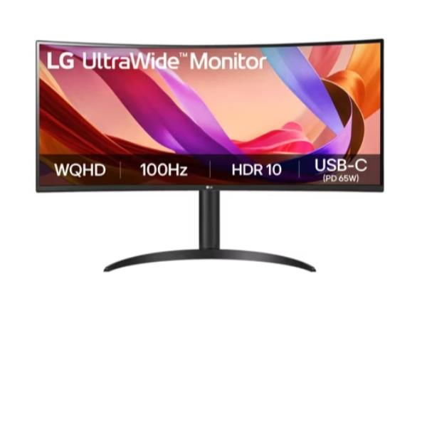LG MONITOR CURVO 34 LED VA 21:9 4K UHD 5MS 300 CDM, PIVOT, sRGB 99, USB-C, HDMI [34BQ65VA-B]