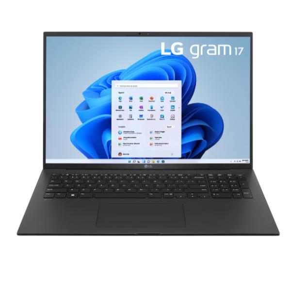 LG Gram 17Z90S-G.AA75D laptop Intel Core Ultra 7 155H Computer portatile 43,2 cm (17") WQXGA 16 GB LPDDR5x-SDRAM 512 GB SSD Wi-Fi 6E (802.11ax) Windows 11 Home Nero [17Z90S-G.AA75D]