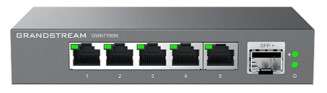 Grandstream GWN7700M - Unmanaged 2.5G Multi-Gigabit Network Switch, 5x 2,5GbE RJ45, 1x SFP+, metal case, 12V/1A PSU [GWN7700M]