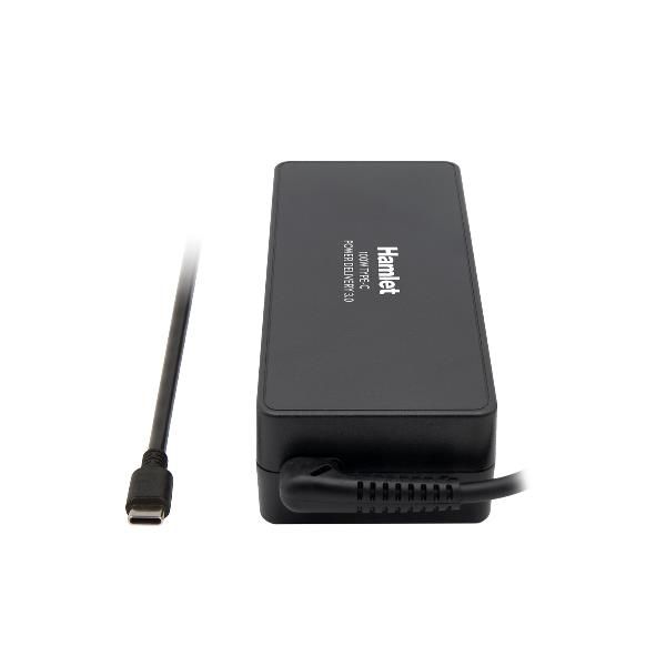 XPDC-100D Alimentatore Universale PD USB-C 100W versione Desktop con cavi 1,8 mt + 1,5 mt [XPDC-100D]