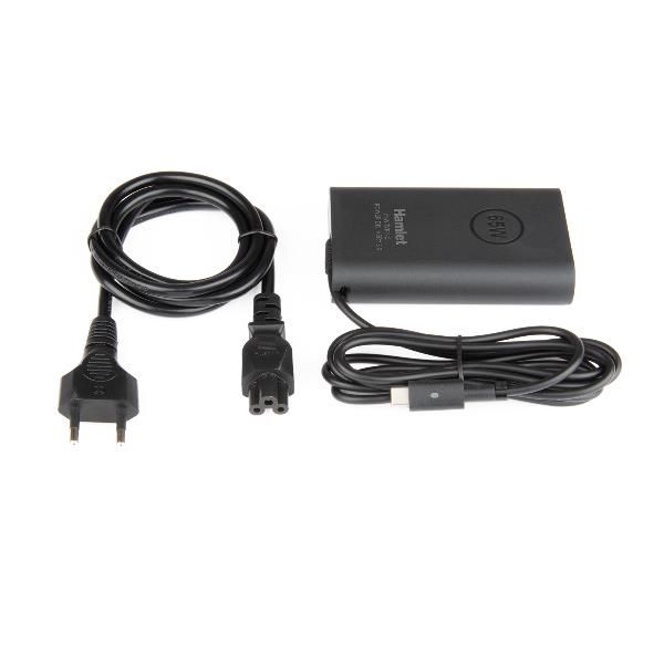 XPDC-065DL Alimentatore Universale Power Delivery USB-C 65W versione Desktop con cavi 1,5 mt + 1,7 mt [XPDC-065DL]