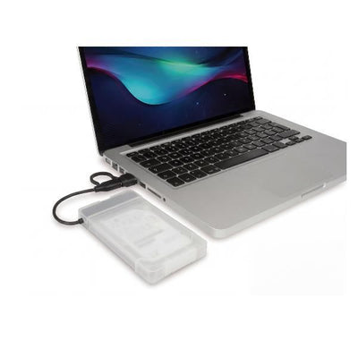 HXD25-U6-CA Box Adattatore per Hard Disk e SSD SATA III 2,5" USB-C e USB-A 6Gbps [HXD25-U6-CA]