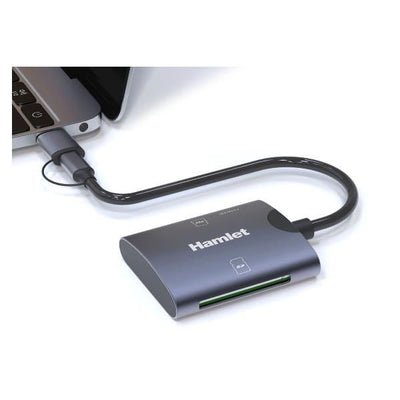 XZR101-AC30 SD + MICRO SD - DOPPIA CONNESSIONE USB-C + USB-A 3.0 [XZR101-AC30]