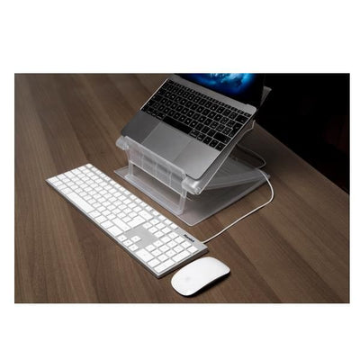 XKKITA-MCX Tastiera USB estesa in alluminio con tastierino numerico MAC compatibile + USB-C adapter [XKKITA-MCX]