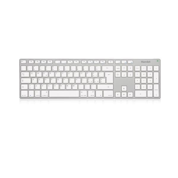 XKKITA-MCX Tastiera USB estesa in alluminio con tastierino numerico MAC compatibile + USB-C adapter [XKKITA-MCX]
