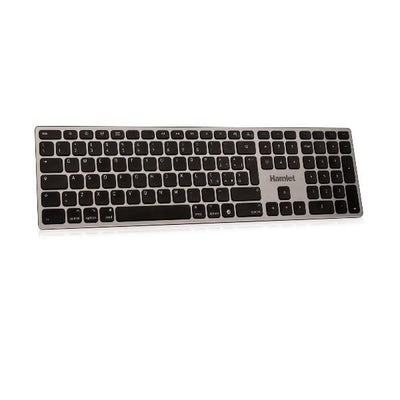 XKKITA-MCA Tastiera Italiana USB-C + USB-A alluminio con tastierino compatibile MAC [XKKITA-MCA]