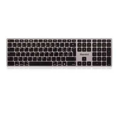 XKKITA-MCA Tastiera Italiana USB-C + USB-A alluminio con tastierino compatibile MAC [XKKITA-MCA]