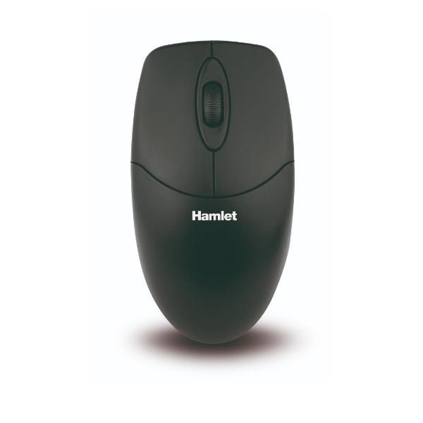 Hamlet XMICEU2-CX mouse Casa Ambidestro USB Type-A + USB Type-C Ottico 1000 DPI [XMICEU2-CX]