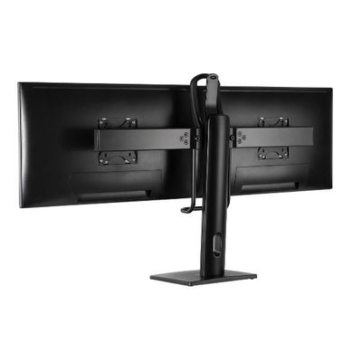 HM-SPMSD200 Supporto da tavolo per 2 monitor regolabile in altezza. Attacco VESA. Max 2 x 27" / 6Kg [HM-SPMSD200]