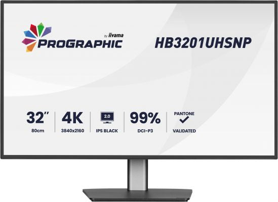 32 IPS 3840x2160 USB-C Dock HDMI DP MULTIMED [HB3201UHSNP-B1]