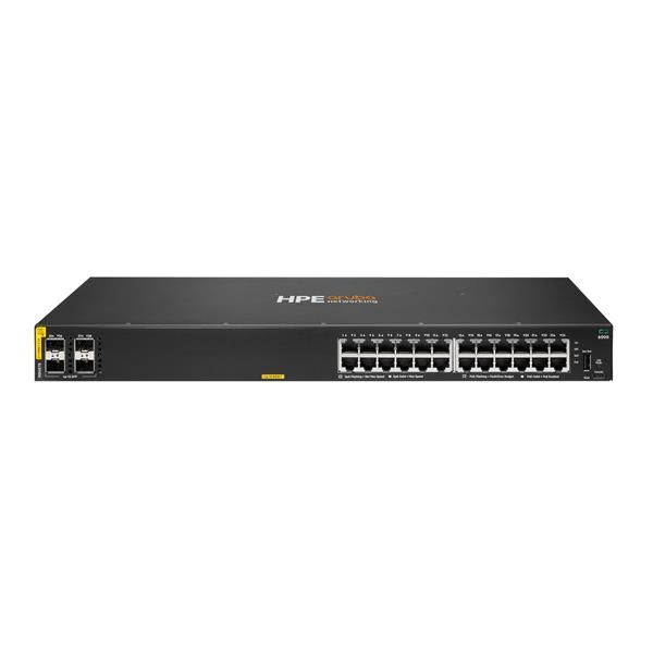 Hp Aruba Networking CX 6000 24p 10M/100M/1G Class4 PoE 4p SFP 1G 370W Switch [R8N87B#ABB]