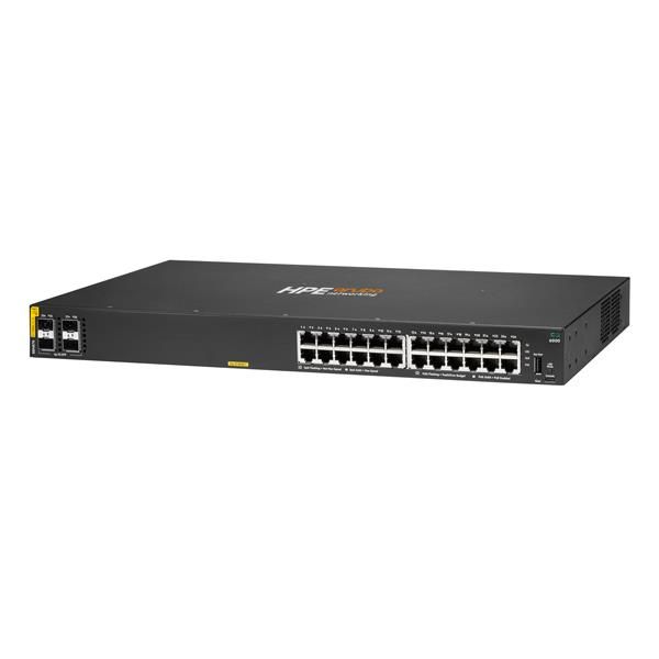 Hp Aruba Networking CX 6000 24p 10M/100M/1G Class4 PoE 4p SFP 1G 370W Switch [R8N87B#ABB]