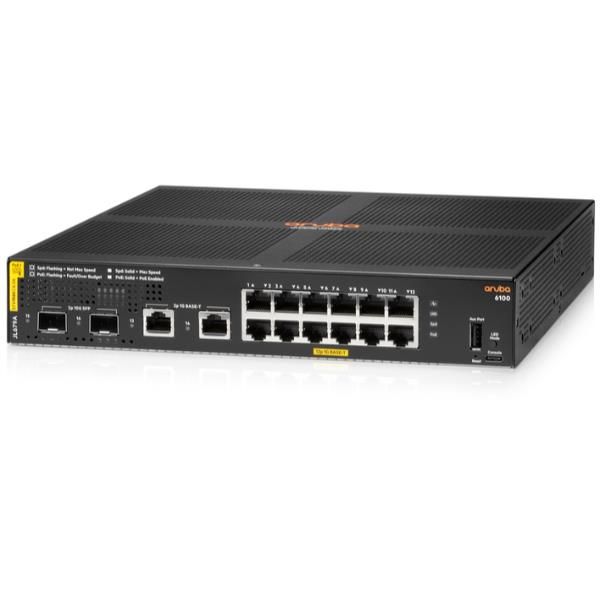 Hp Aruba 6100 12G Class4 PoE 2G/2SFP+ 139W Switch [JL679A#ABB]